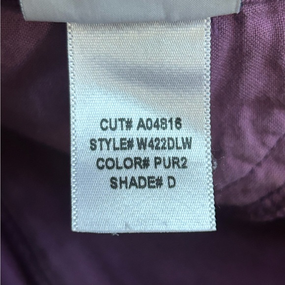 Y2K Hudson Denim Purple Button Pocket Straight Skinny Jean - Picture 15 of 15